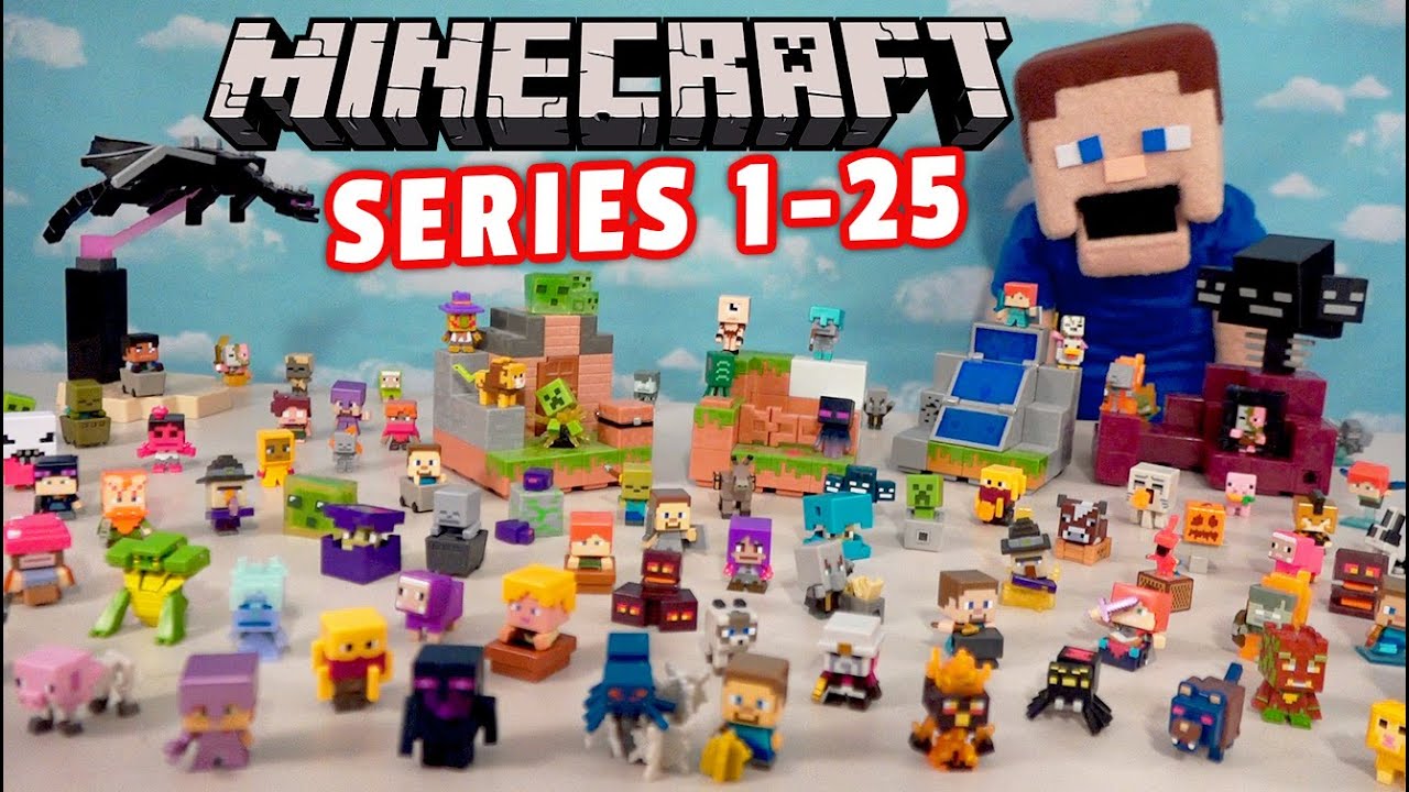 Minecraft Mattel Mini-Figures Complete Checklist Series 1-25