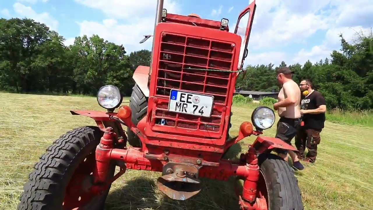 Heu wenden mit MTS 50