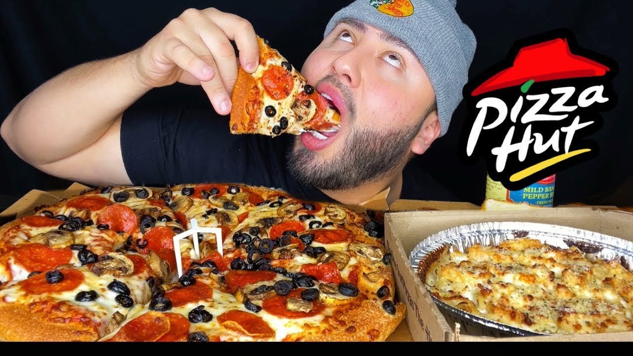 PIZZA HUT MUKBANG EATING SHOW 