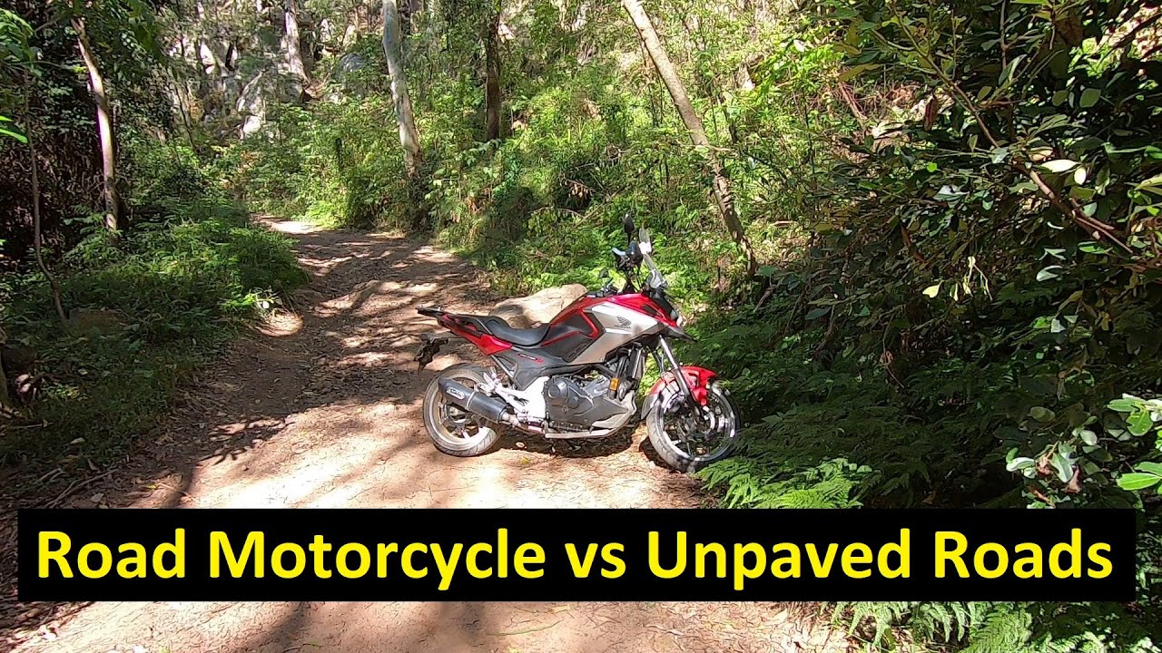 Road Motorcycle vs Unpaved Roads