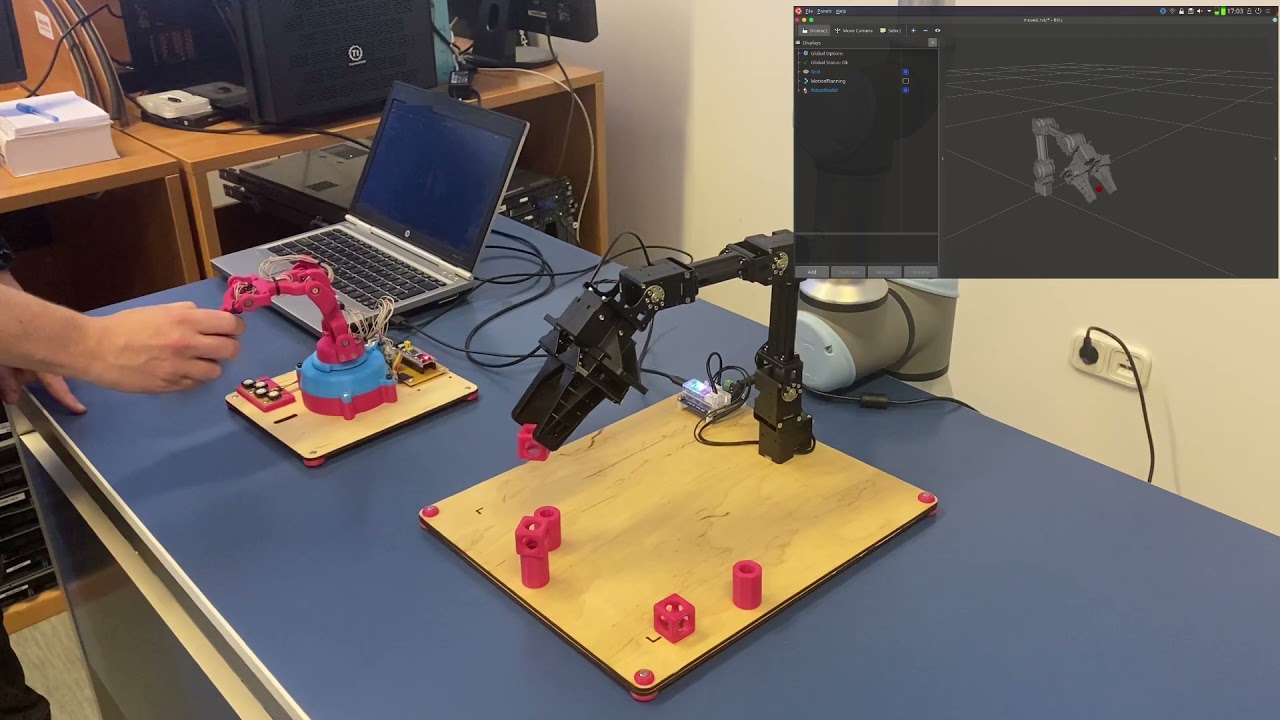 Telemanipulation of OpenMANIPULATOR-X using ROS