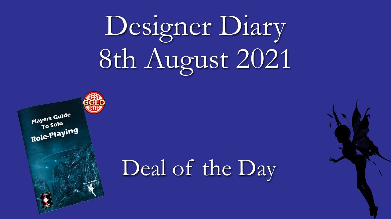 Deal of the Day - Cepheus Engine/Traveller Player's Guide to Solo Roleplay