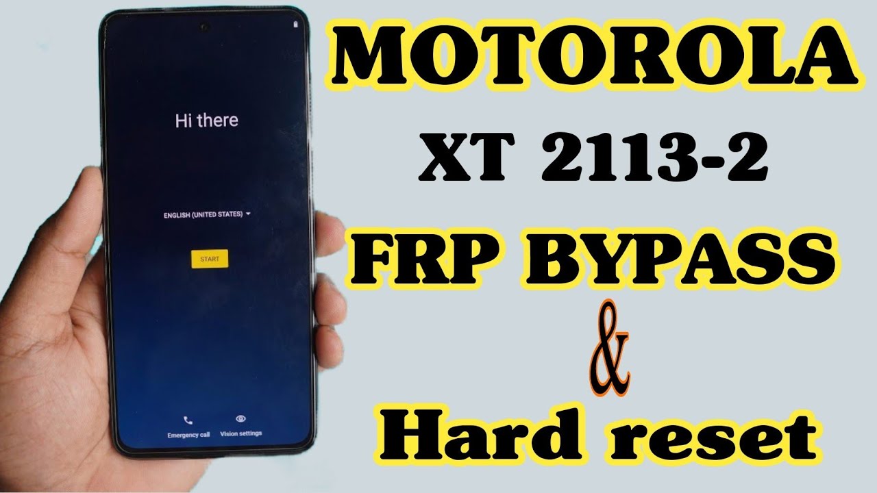 Motorola One 5G Ace hard reset & FRP Bypass Without PC - Motorola XT2113-2 Frp Bypass