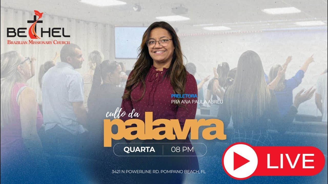 Culto da Palavra - Pra Ana Paula Abreu - 02/11/2025