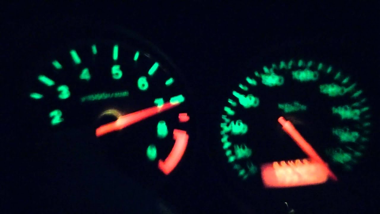 MAZDA RX-7 FD3S FD 加速 0-full throttle Night acceleration