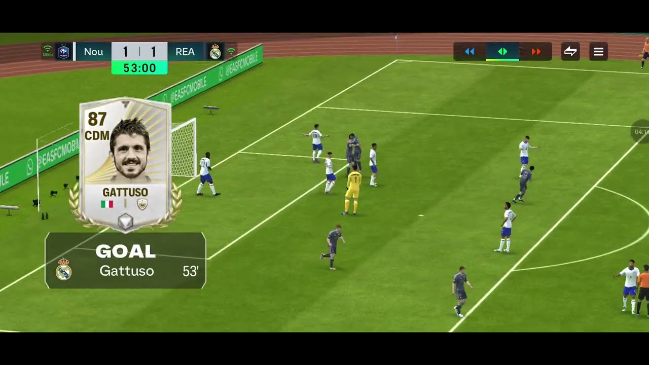 Noureddin ( France ) v/s REALMADRIDu ( Real Madrid ). FC Mobile. Mobile gaming 🎮🎮🎮