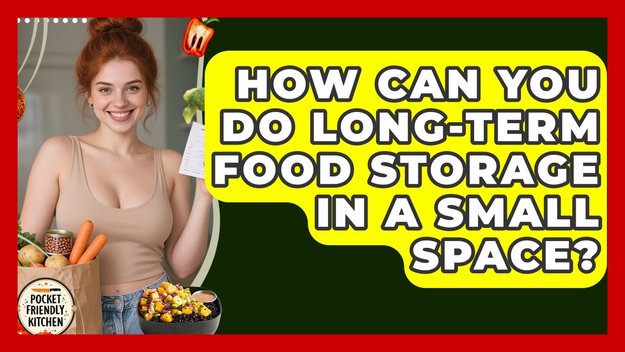 How Can You Do Long-term Food Storage In A Small Space? - Pocket Friendly Kitchen