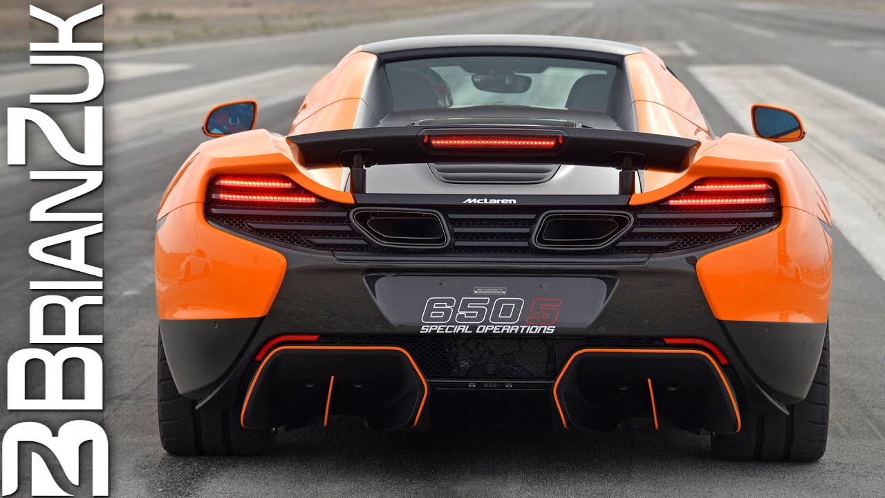 McLaren 650S with Akrapovic Exhaust Accelerations