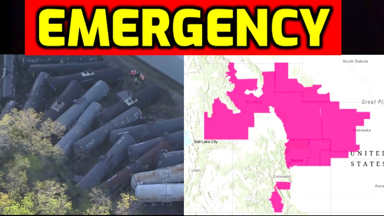 ⚠️ Evacuations Ordered - Police Go Door to Door - Flights Grounded & Train Derailment
