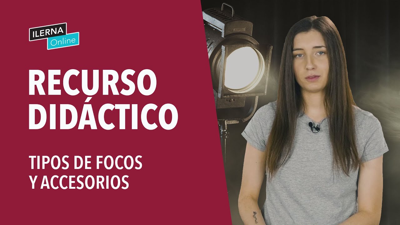 Tipos de focos y accesorios para audiovisuales