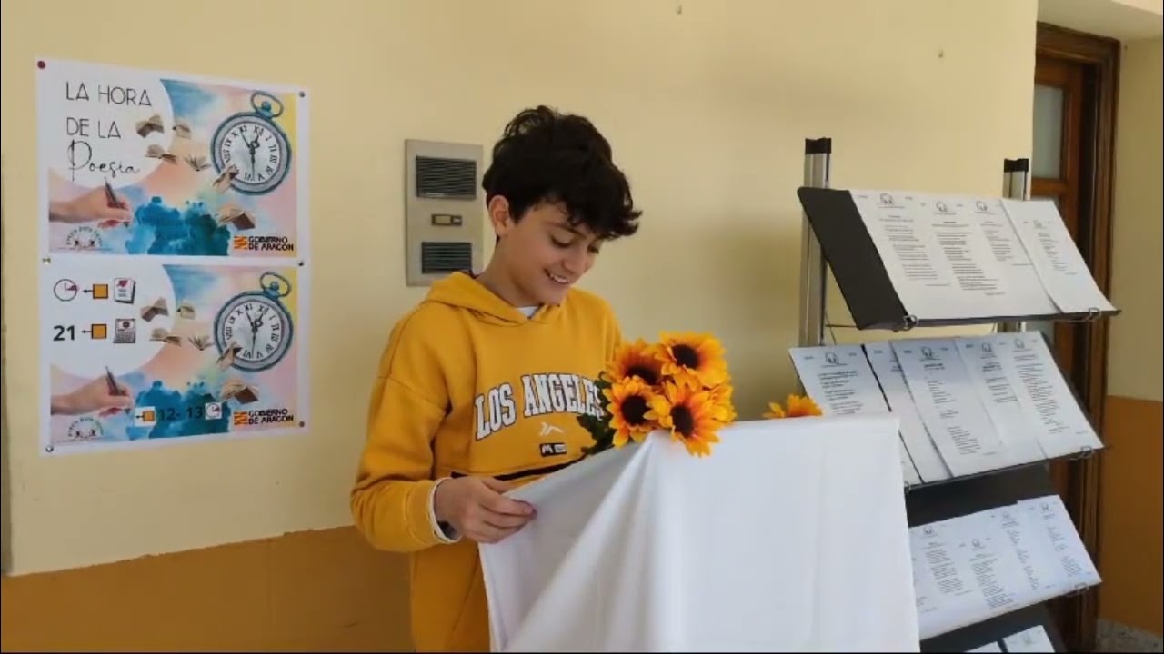 LA HORA DE LA POESÍA EN SALESIANOS LA ALMUNIA (21 MARZO 2025)