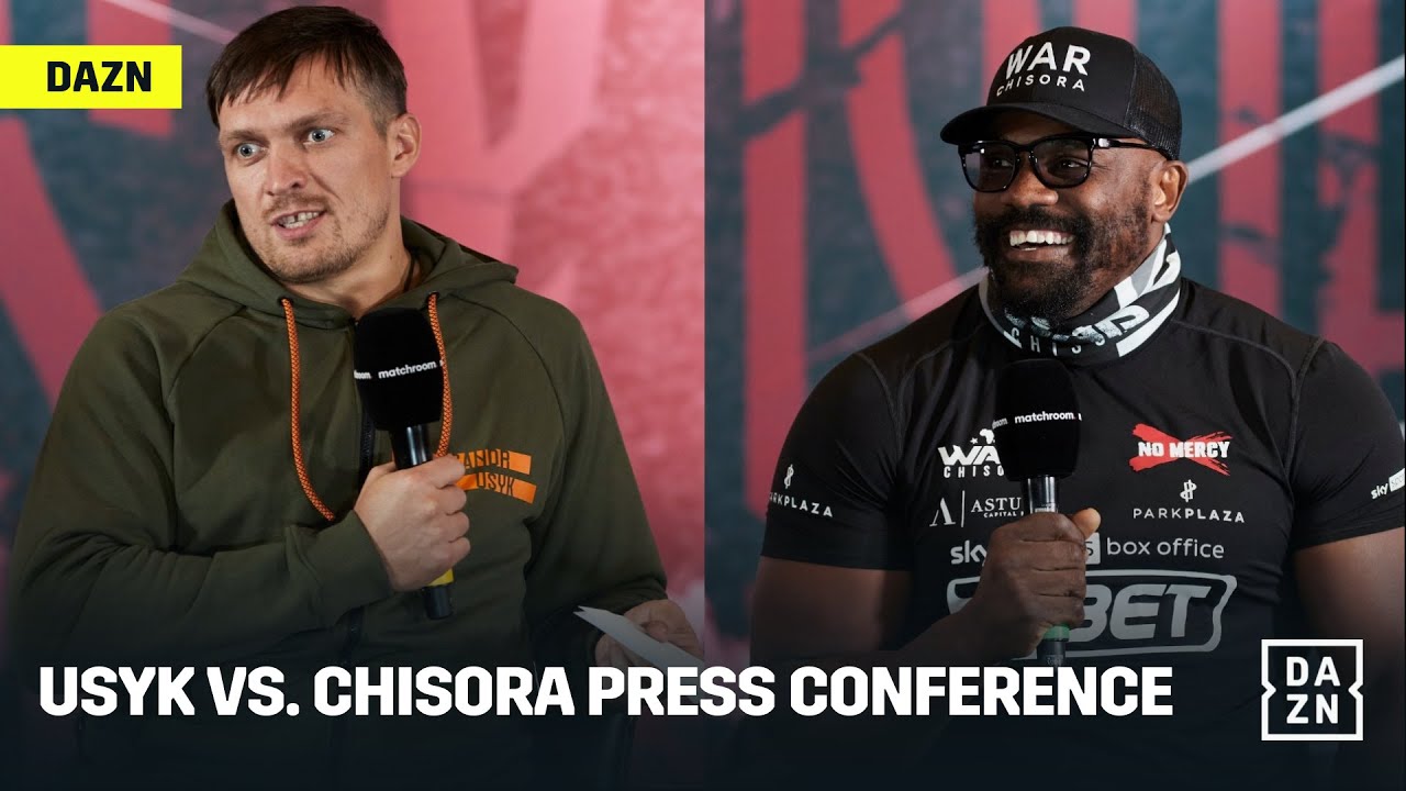 Usyk vs. Chisora Final Press Conference & Face-Off