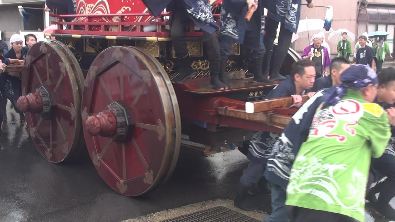 新湊曳山2025 ③立町交差点