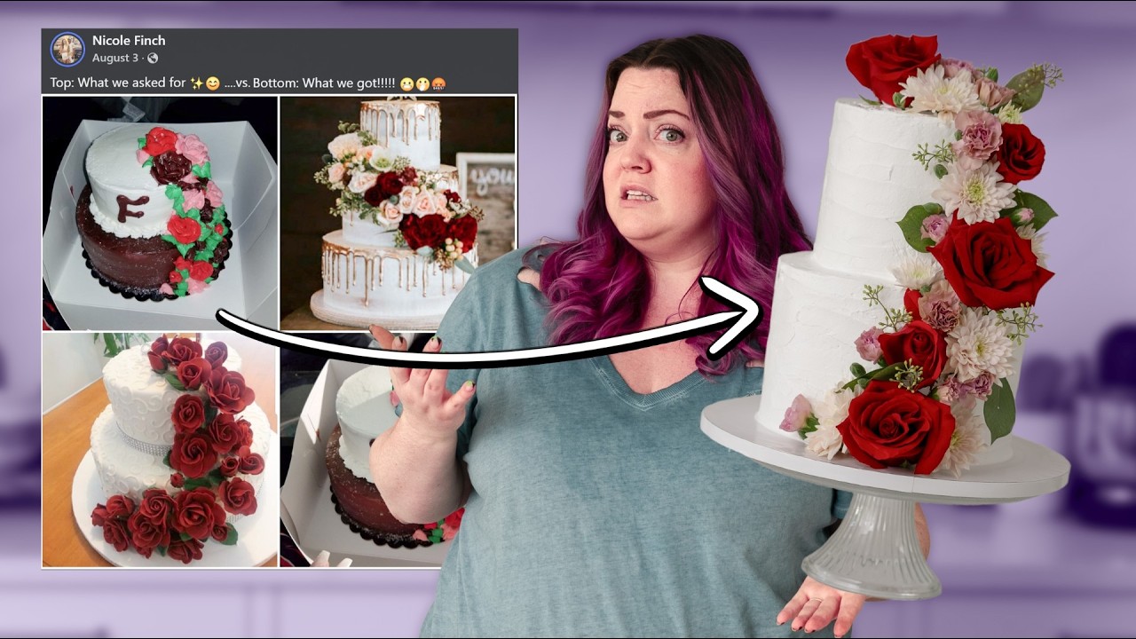 Trying to RESCUE a Bride's FAILED Wedding Cake!