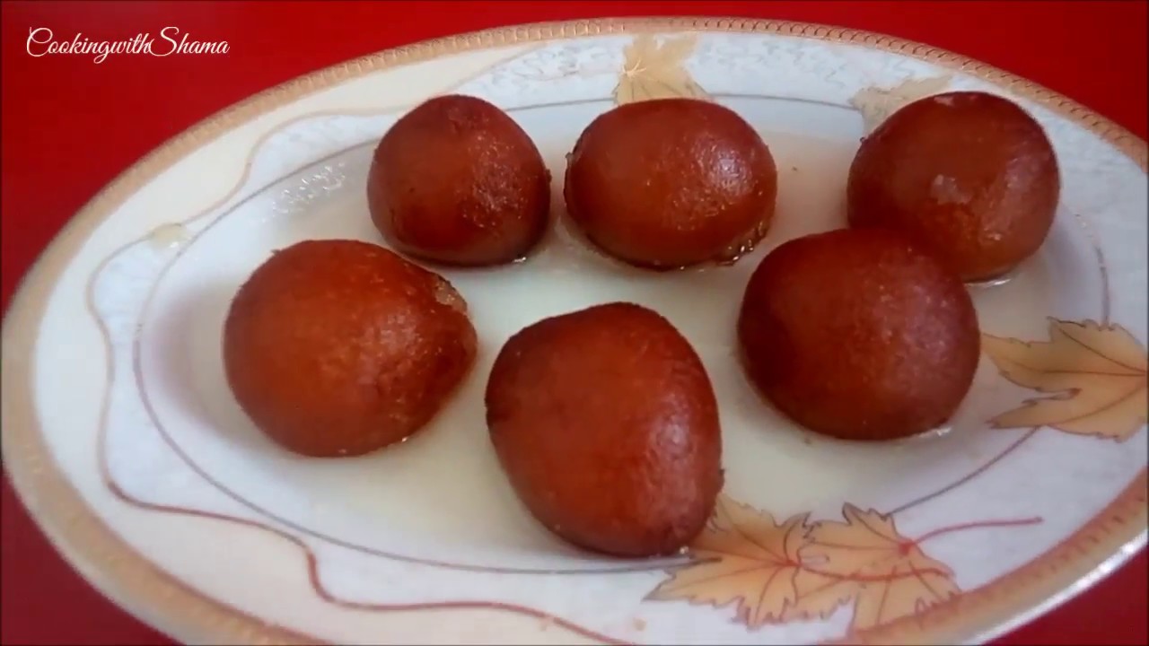Gulab Jamun Recipe | Make Gulab Jamun with Milk Powder Cooking with Shama
