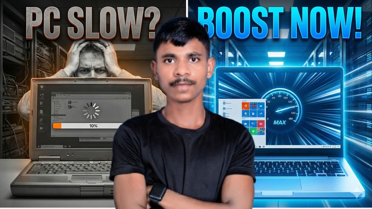 Laptop Slow Ho Gaya? Fix It in 10 Minutes | Windows 10/11 Speed Boost Guide