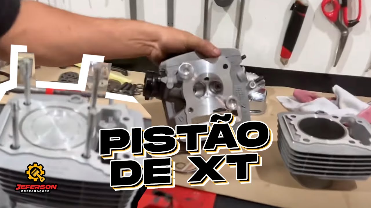 KIT 70MM PISTÃO XT225 P/ CG150 || ESSE AGUENTA 😰