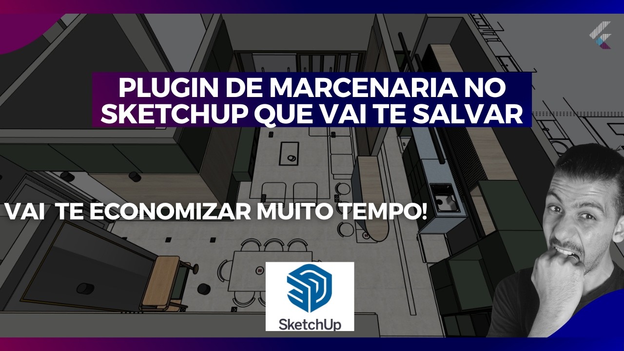Plugin de marcenaria que vai te economizar MUITO TEMPO e te dar mais qualidade no SketchUp!