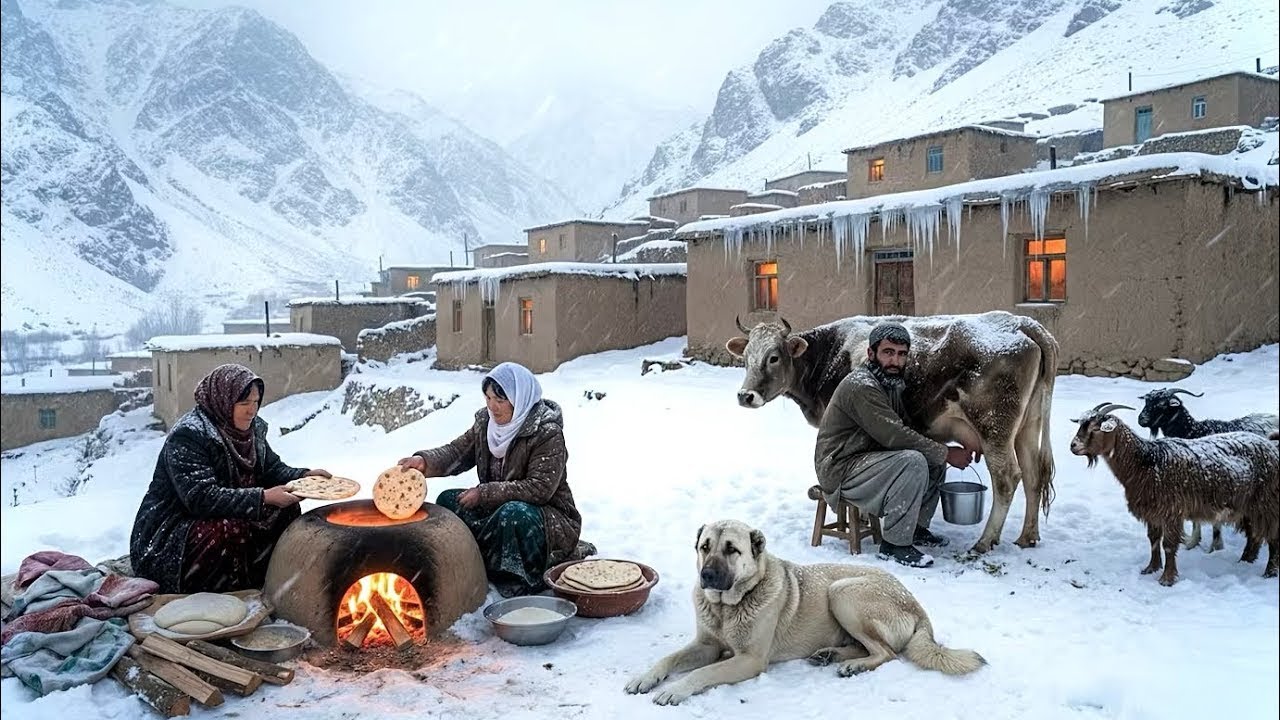 Herding in Afghanistan’s Coldest Village ❄️ | Mountain Life & Extreme Winter Survival