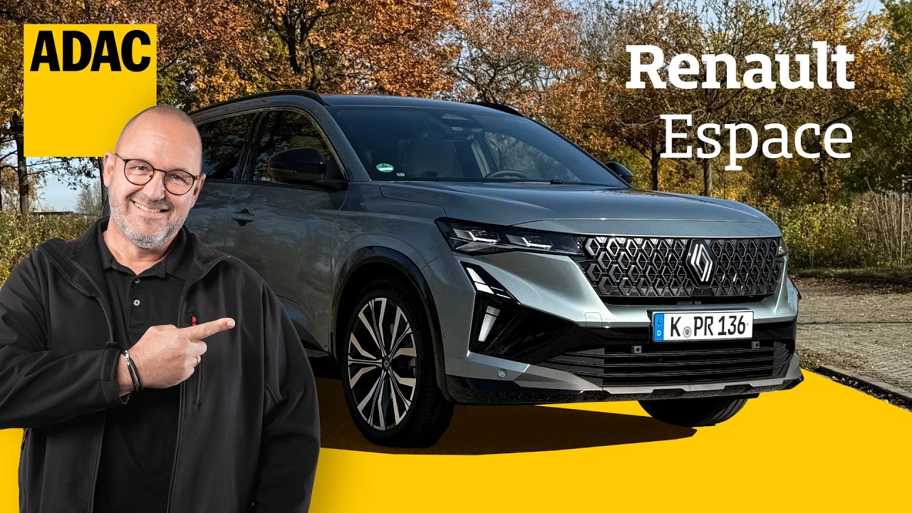 Großes SUV mit Hybridantrieb: Der Renault Espace im ADAC Fahrbericht