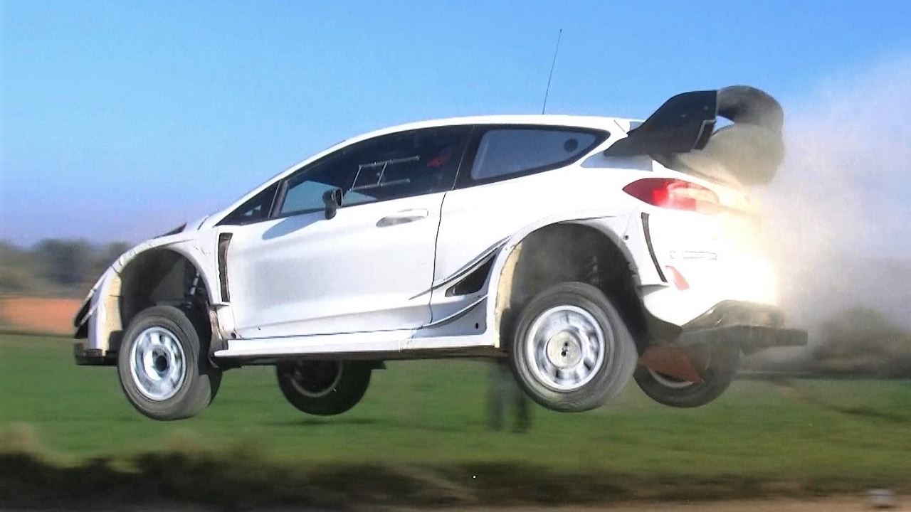Ott Tanak CRAZY Jump Test | Ford Fiesta WRC 2017 | Rally Mexico by Jaume Soler