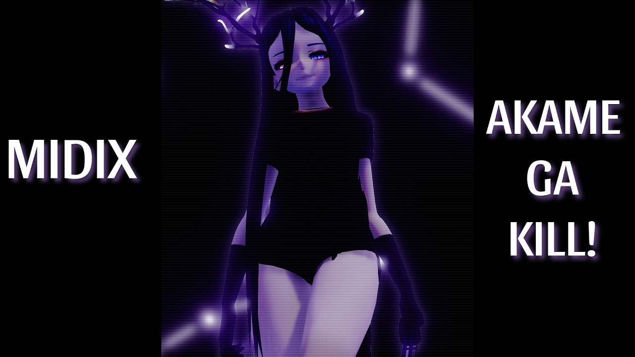 【MMD／4K／60FPS】MIDIX - AKAME GA KILL! +DL