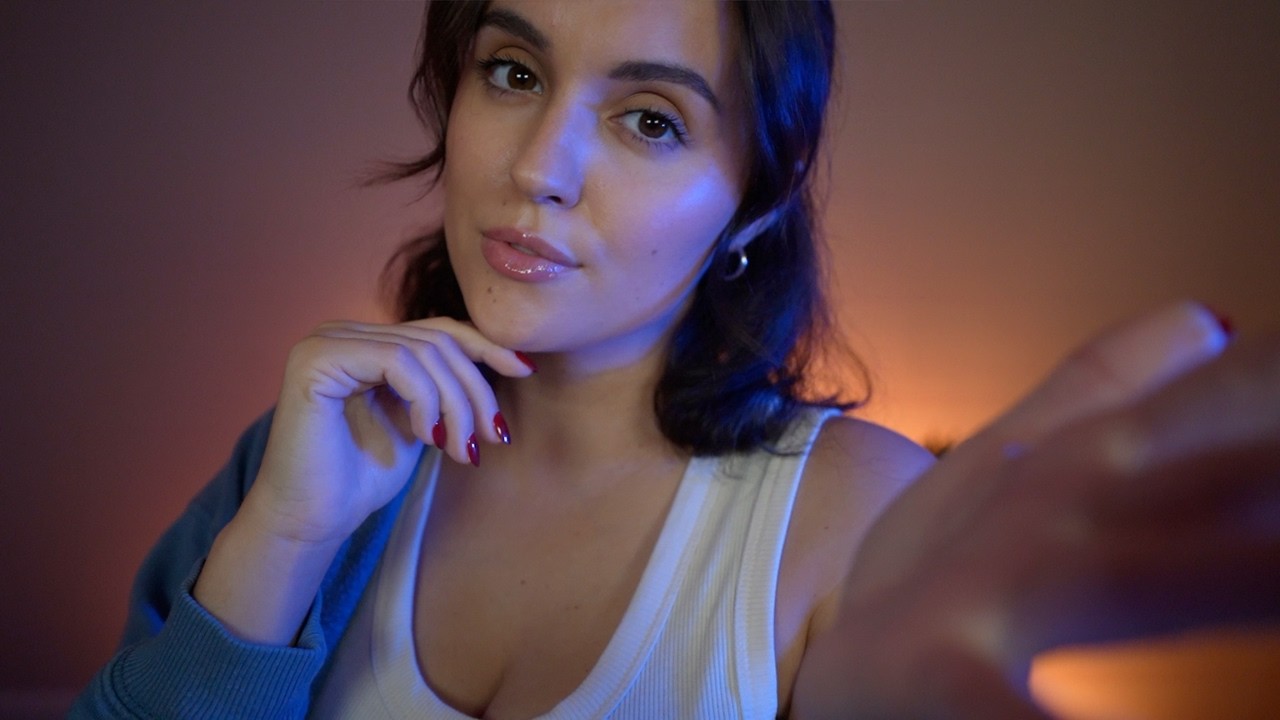 Keeping you company until you fall asleep 😴 ASMR (shushing, whispering,, hand movements)