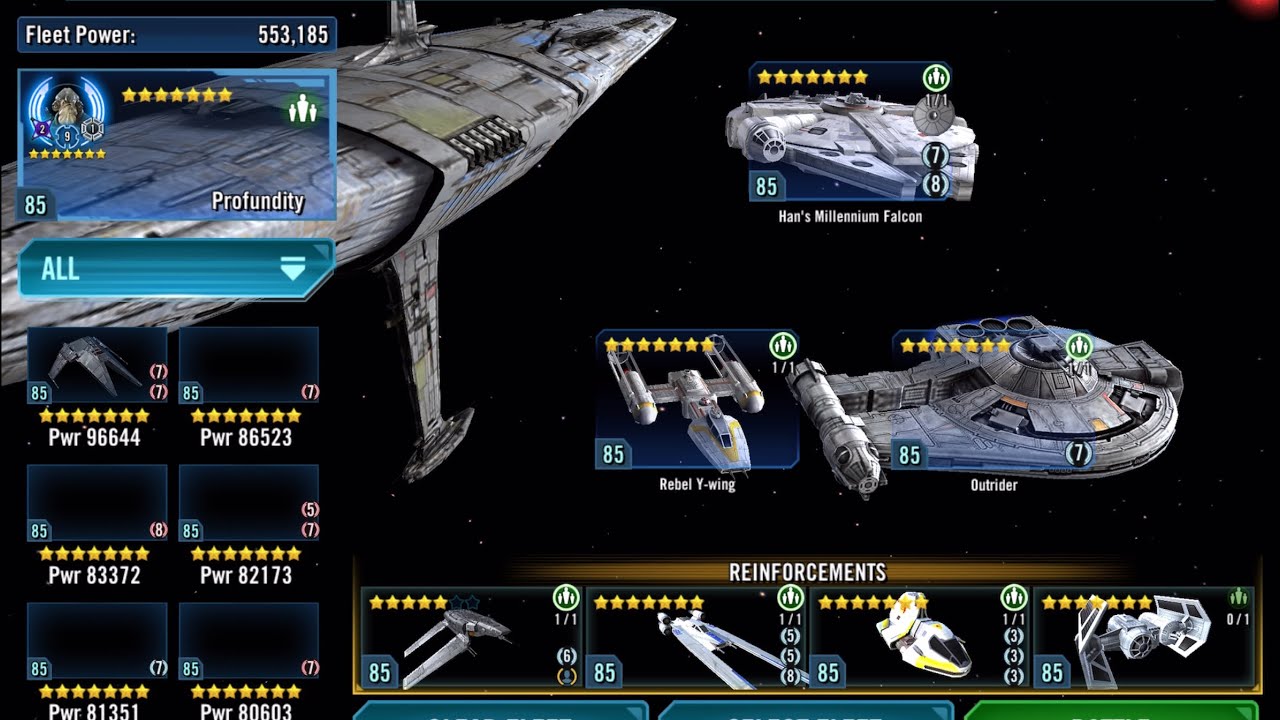 Fleet Arena Profundity vs R10 DR Levi (Scim Reinforce Line up)