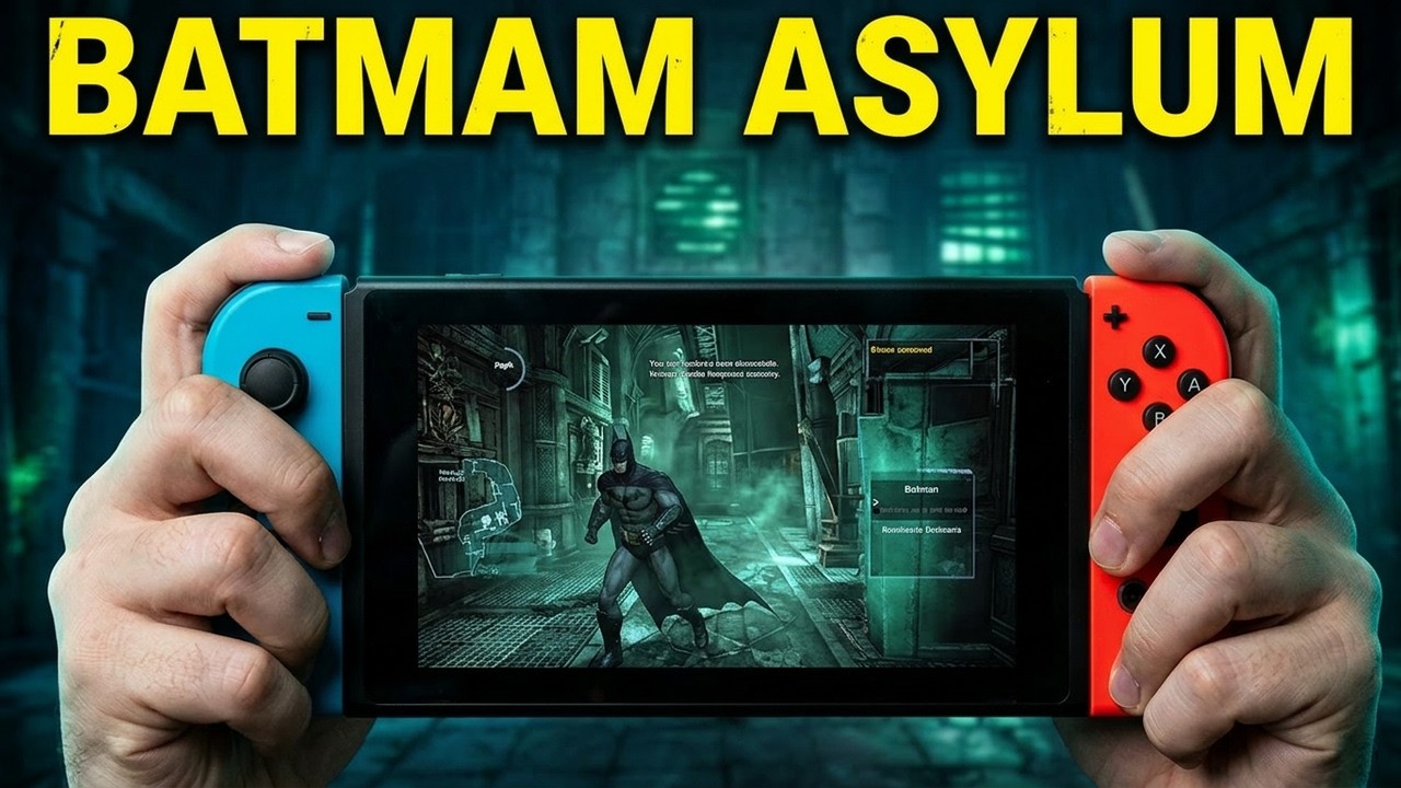 Batman Arkham Asylum  Nintendo Switch Gameplay