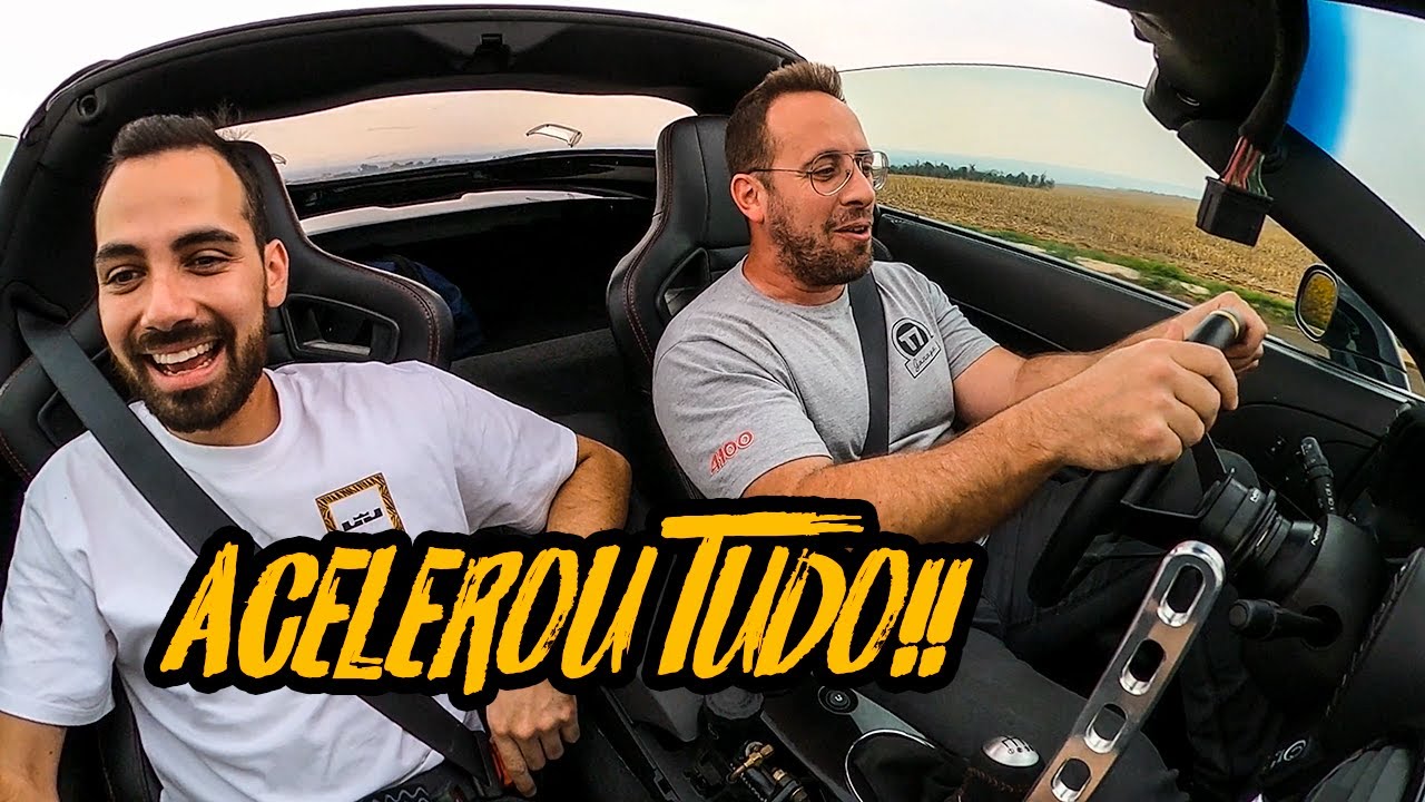 DEIXEI O ALEMÃO DA CARAVAN DIRIGIR O MEU CORVETTE PRO CHARGER DE 600CV!!🔥🔥