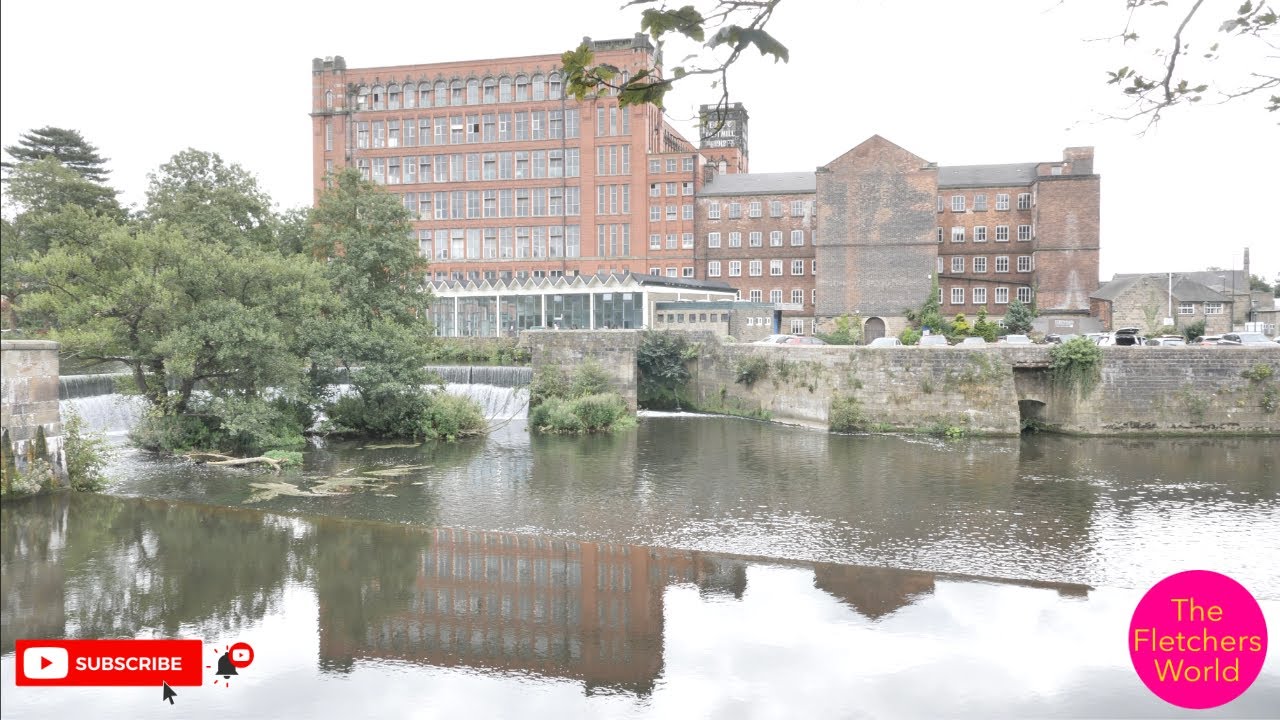 Belper, Derbyshire - We Visit Derwent Valley Mills & Waterfalls & Walkabout the Town