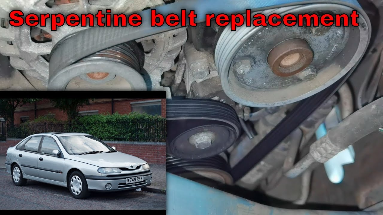 Renault Laguna How To Replace Serpentine Belt!