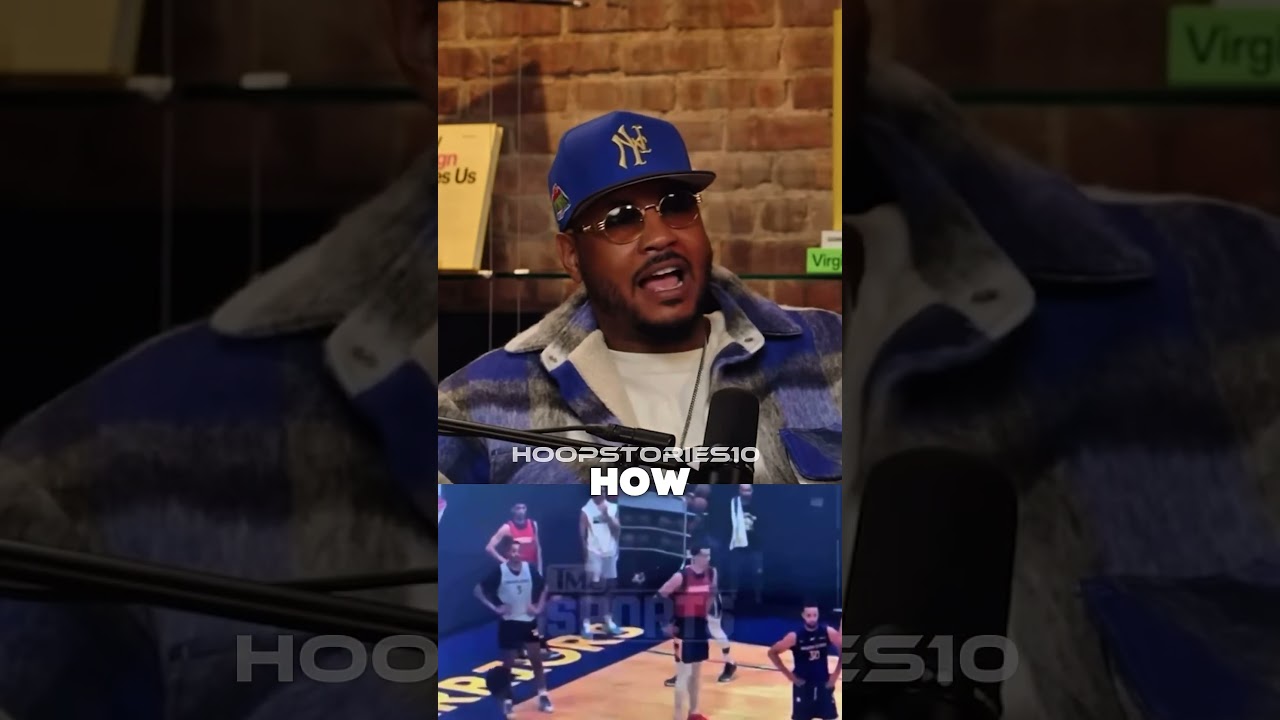 Carmelo reacts to Draymond punching Jordan Poole😳#warriors #nba #stephencurry #nbaplayoffs #fight