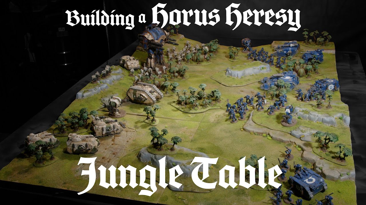 Building a Jungle Table for The Horus Heresy