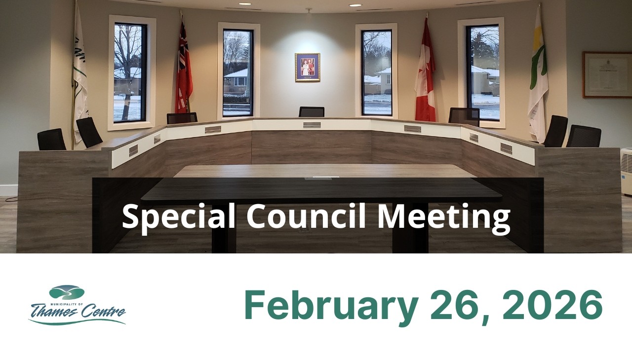 February 26, 2026 - Special Council Meeting