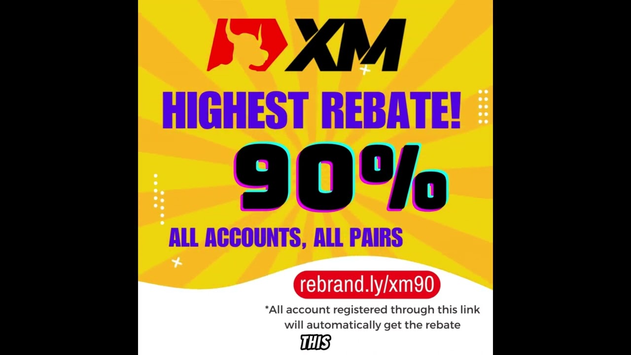 The Highest Forex Rebate! 90% Rebate Bonus at XM Broker All Account and Pair!