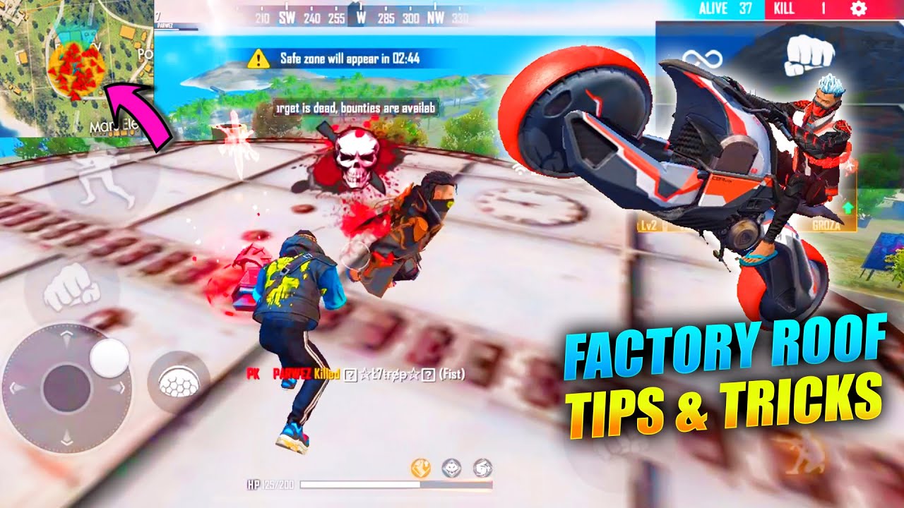Free Fire Factory Tricks OP Gameplay | King Of Factory Fist Fight 5 | Garena Free Fire - P.K. GAMERS