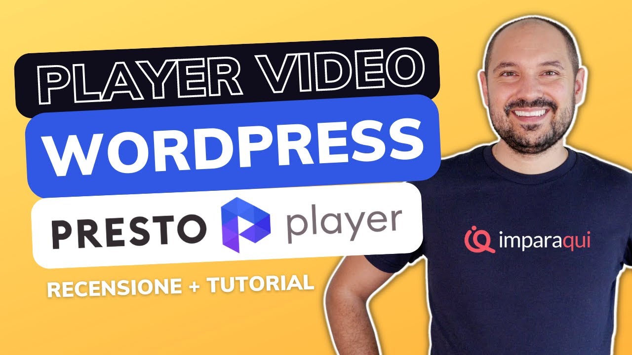 Tutorial Presto Player italiano 🤩 🎥  migliore PLUGIN PLAYER VIDEO WordPress