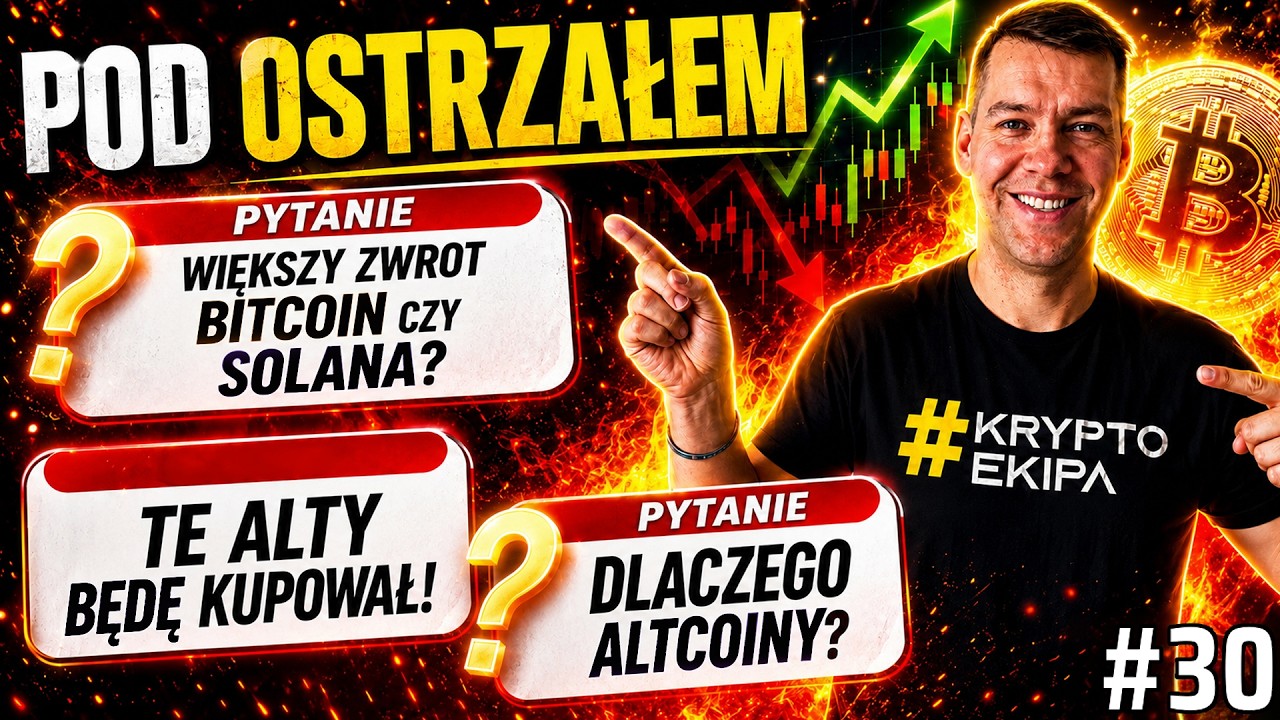 HOSSA CO BĘDZIE GRZAŁO! WOLĘ SOLANĘ OD BITCOINA? KT&Oacute;RE ALTY KUPIĘ?