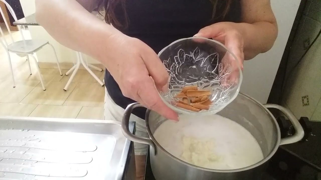 Muito calor sorvete de arroz doce