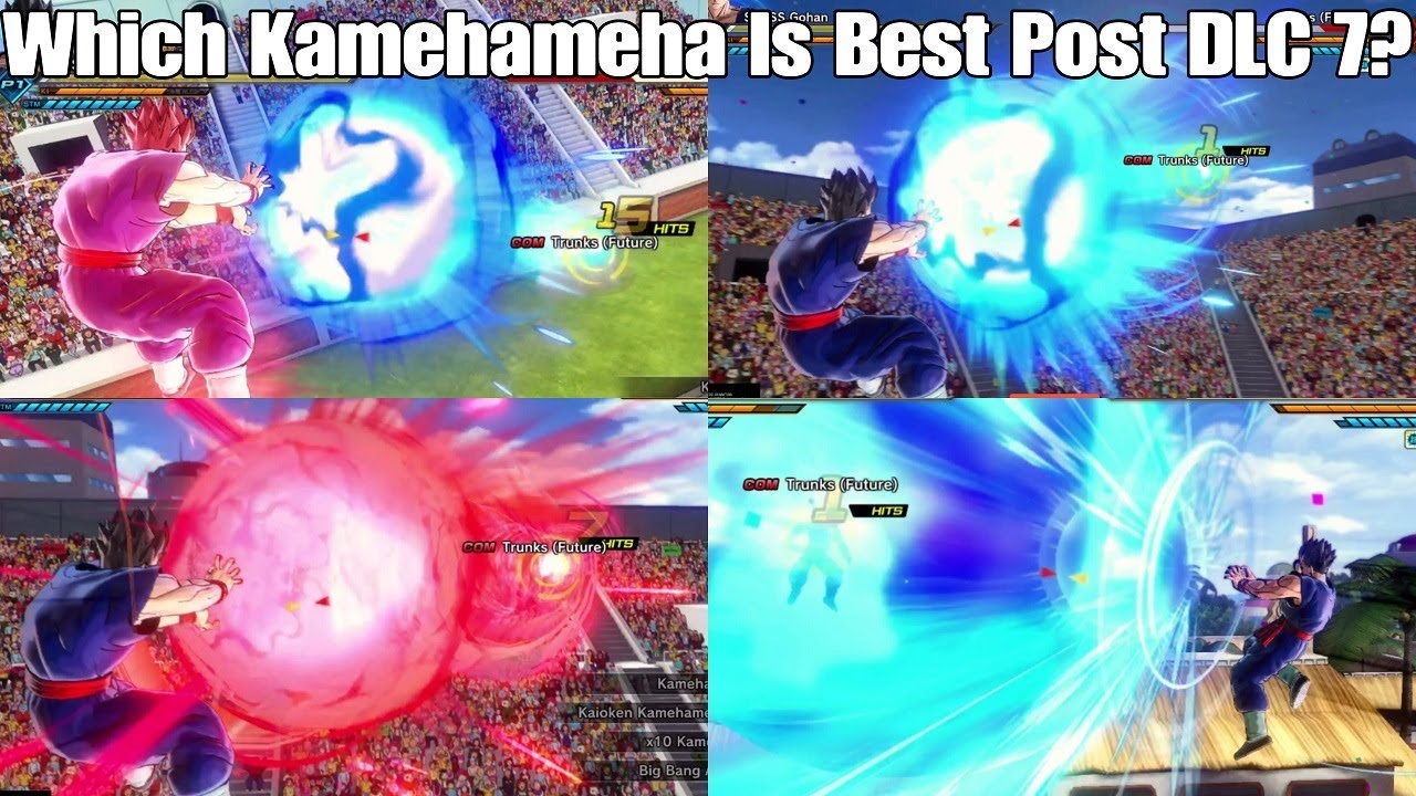 Тест навыков в Xenoverse 2: все суперудары Камехамеха после DLC 7!