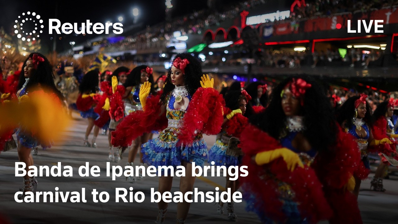 LIVE: Banda de Ipanema brings carnival to Rio beachside