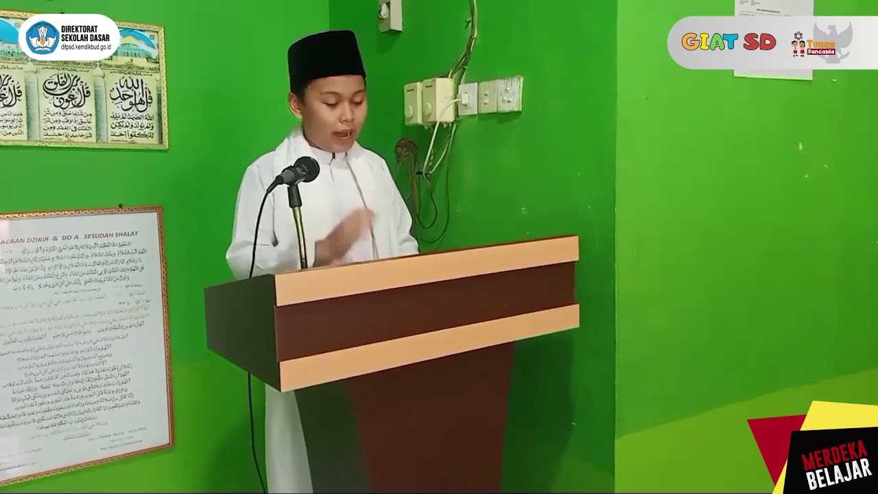 Video Terbaik Kreativitas Seni Peserta Didik : Aku Anak Sholeh Karya Widjan Adam Mondale