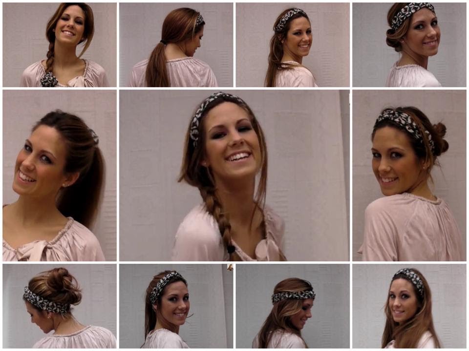 11 maneras diferentes de ponerse una cinta-pañuelo || Sofi Look