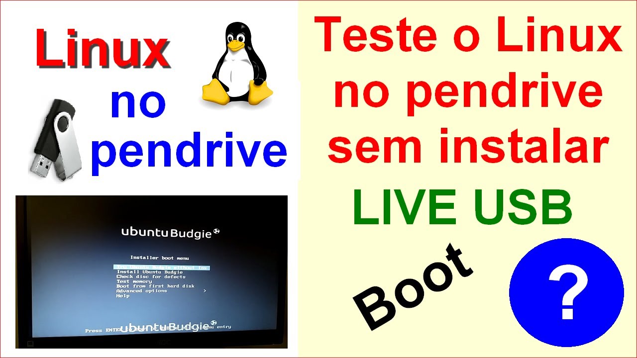 Teste qualquer Linux no pendrive. Tudo o que voc&ecirc; precisa saber para usar o Linux sem instalar