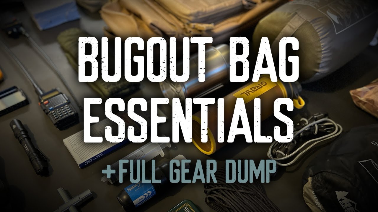 Lightweight Bug Out Bag Essentials + Full Gear Dump!