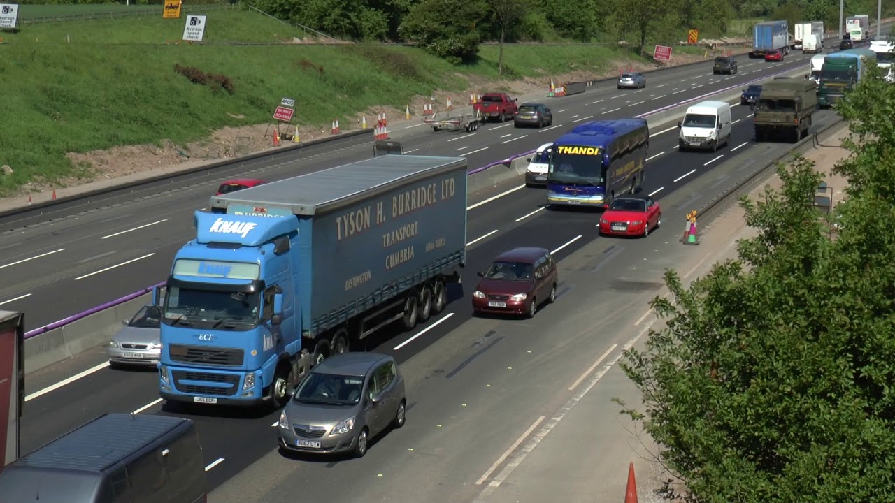 CRAWLING LORRIES M6 MIDDLEWICH MAY 2018