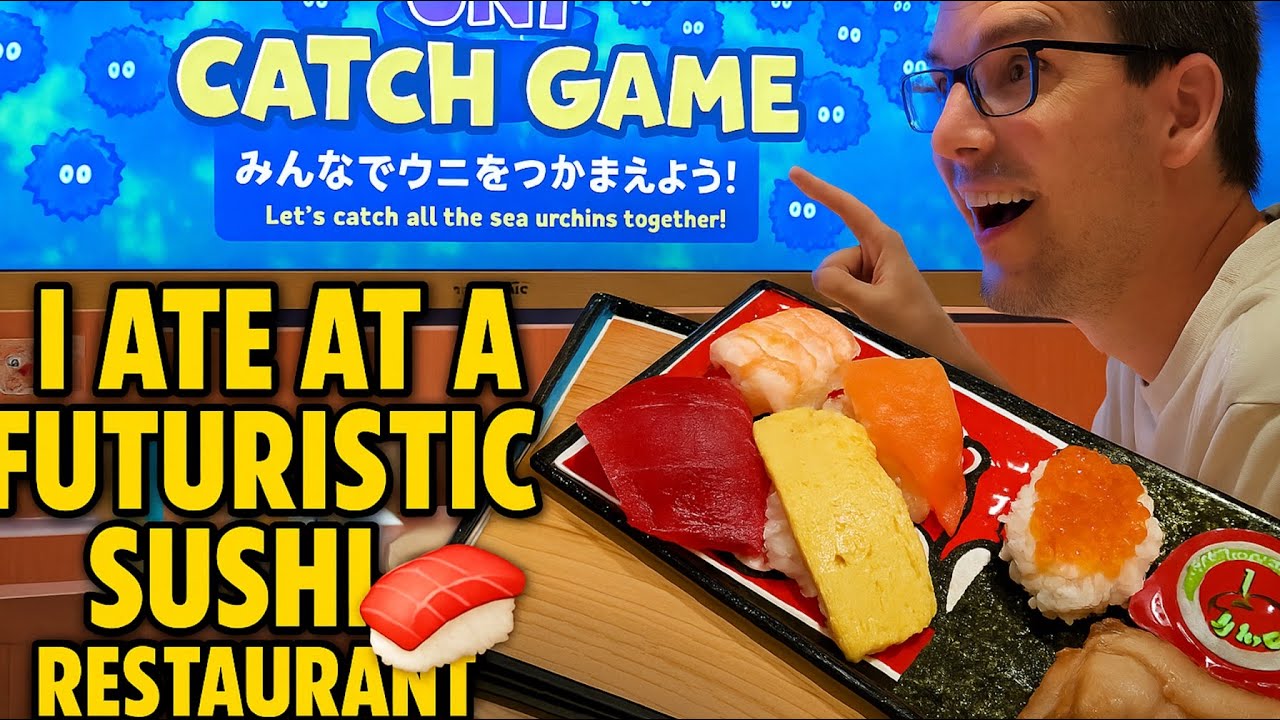 Inside Sushiro’s futuristic sushi restaurant at Expo 2025 Osaka 🍣
