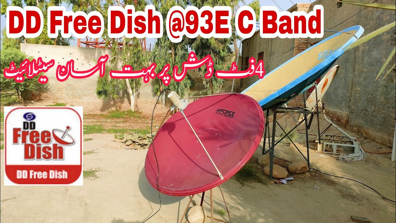 93E Gsat C Band latest 4 feet dish antenna setting video 28-06-2021.