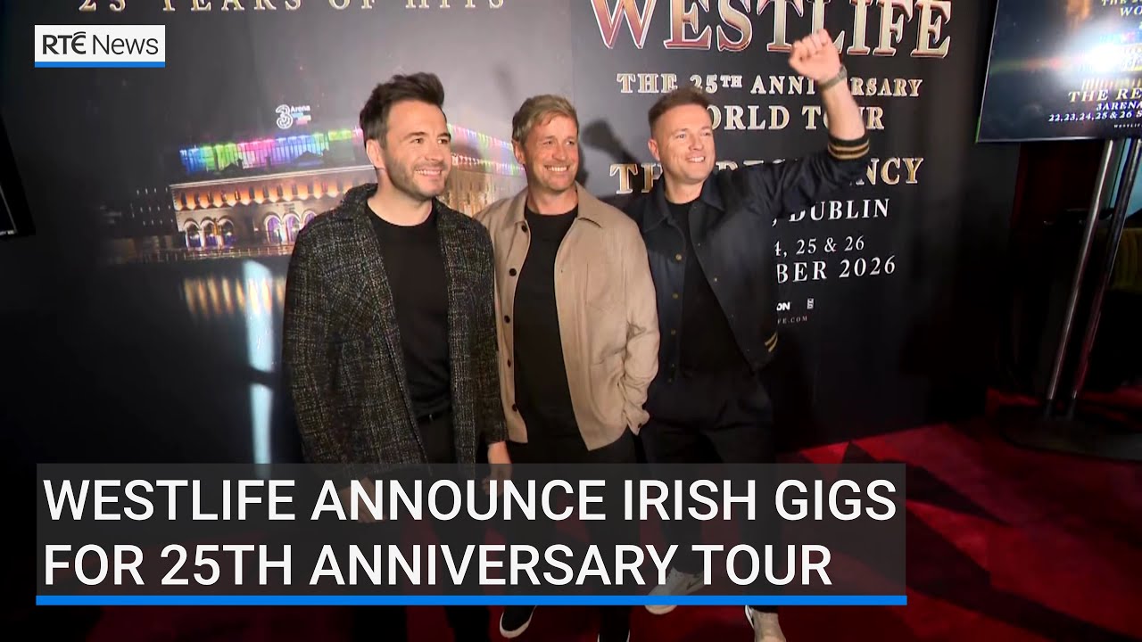 Westlife анонсирует ирландские концерты в рамках тура в честь 25-летия